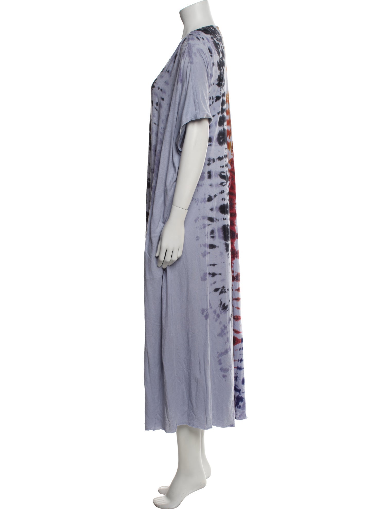 Raquel Allegra Tie-Dye Print Long Dress