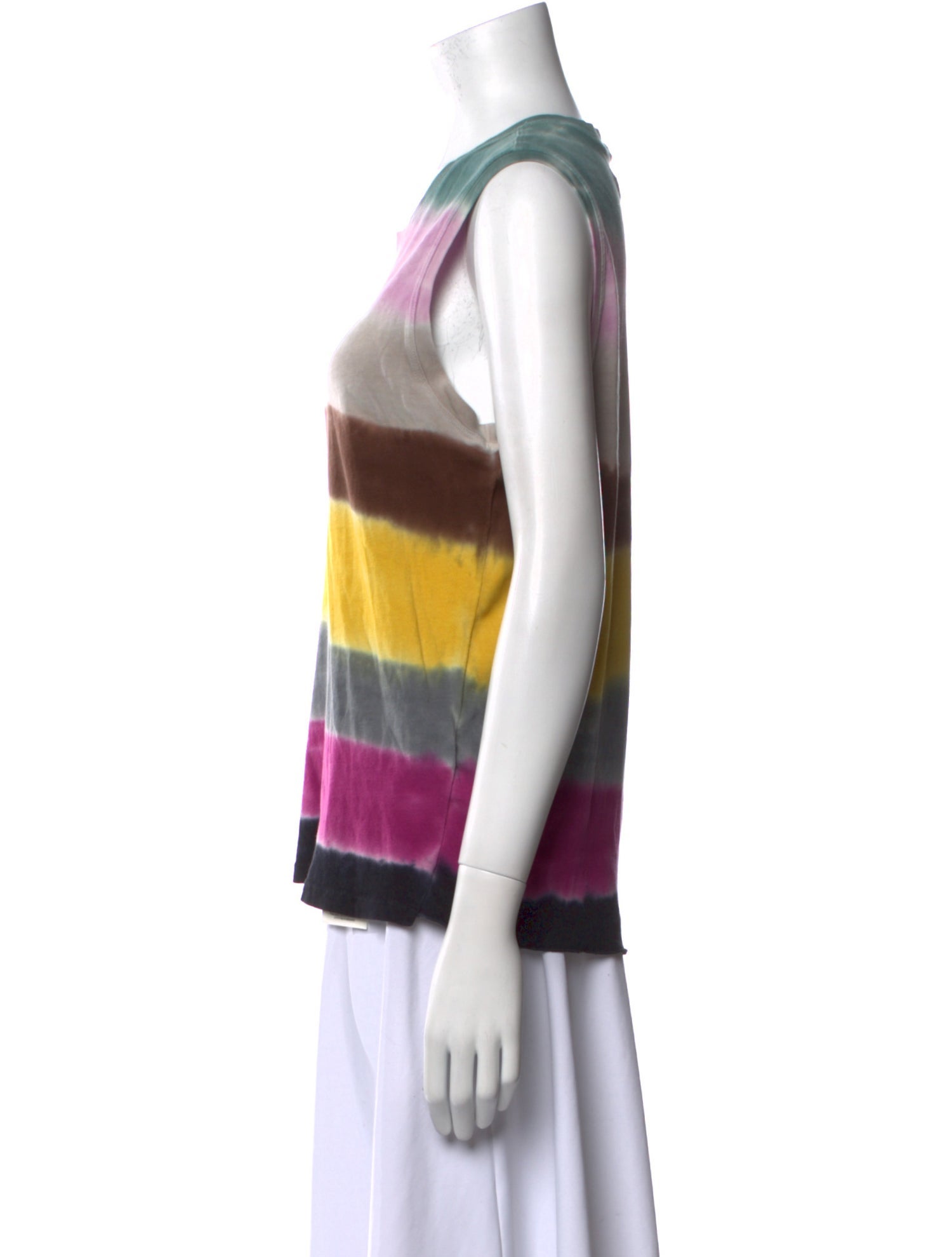 Raquel Allegra Striped Crew Neck Tunic