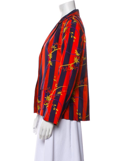 Raquel Allegra Silk Striped Blazer