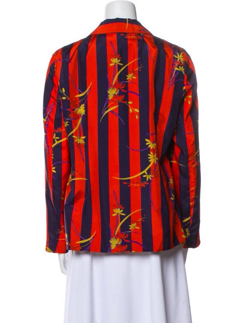 Raquel Allegra Silk Striped Blazer