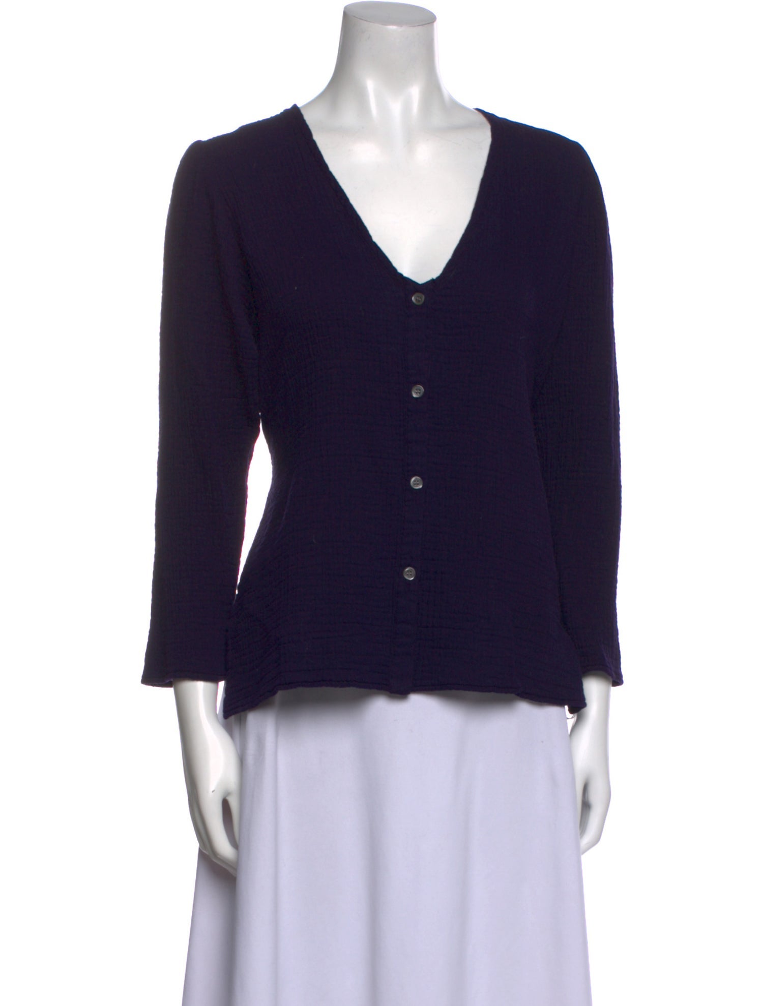 Raquel Allegra Linen V-Neck Top