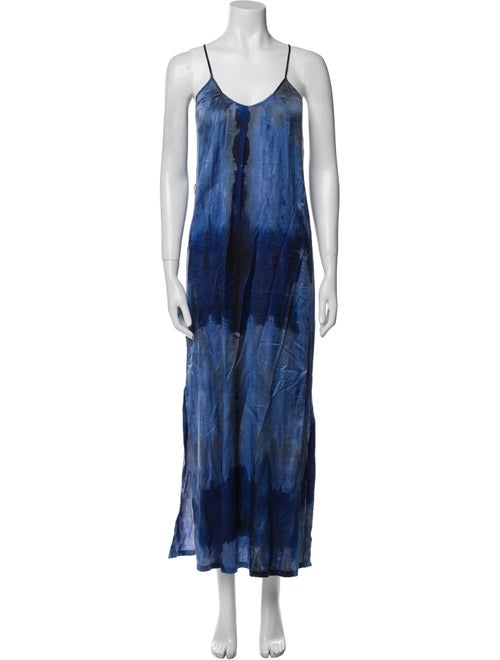 Raquel Allegra Silk Long Dress