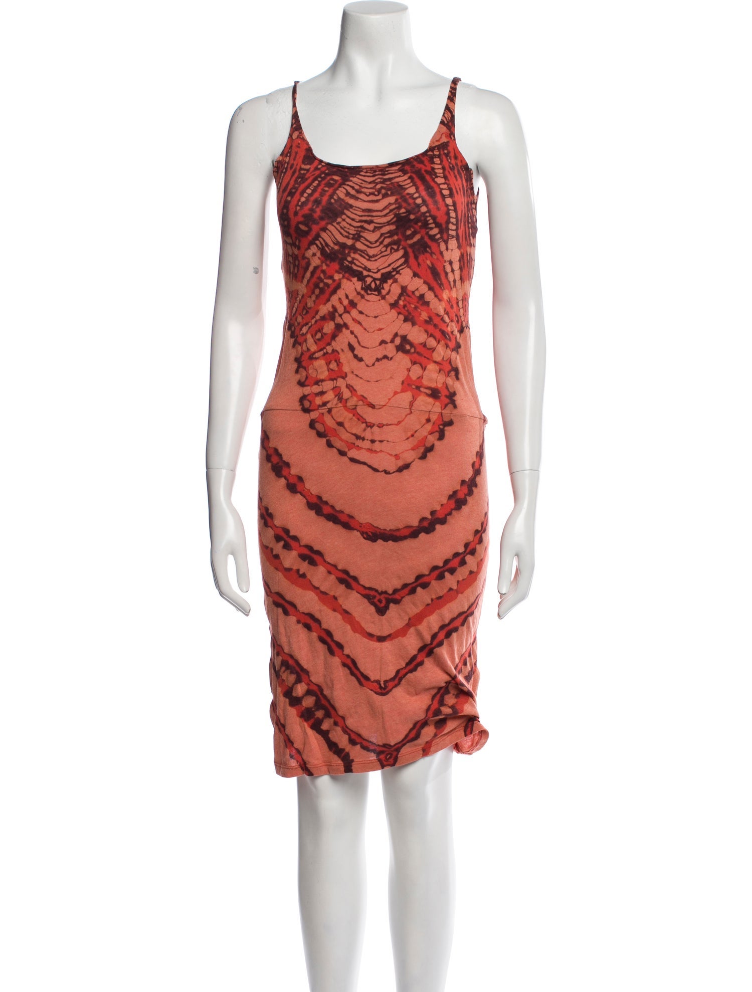 Raquel Allegra Animal Print Knee-Length Dress