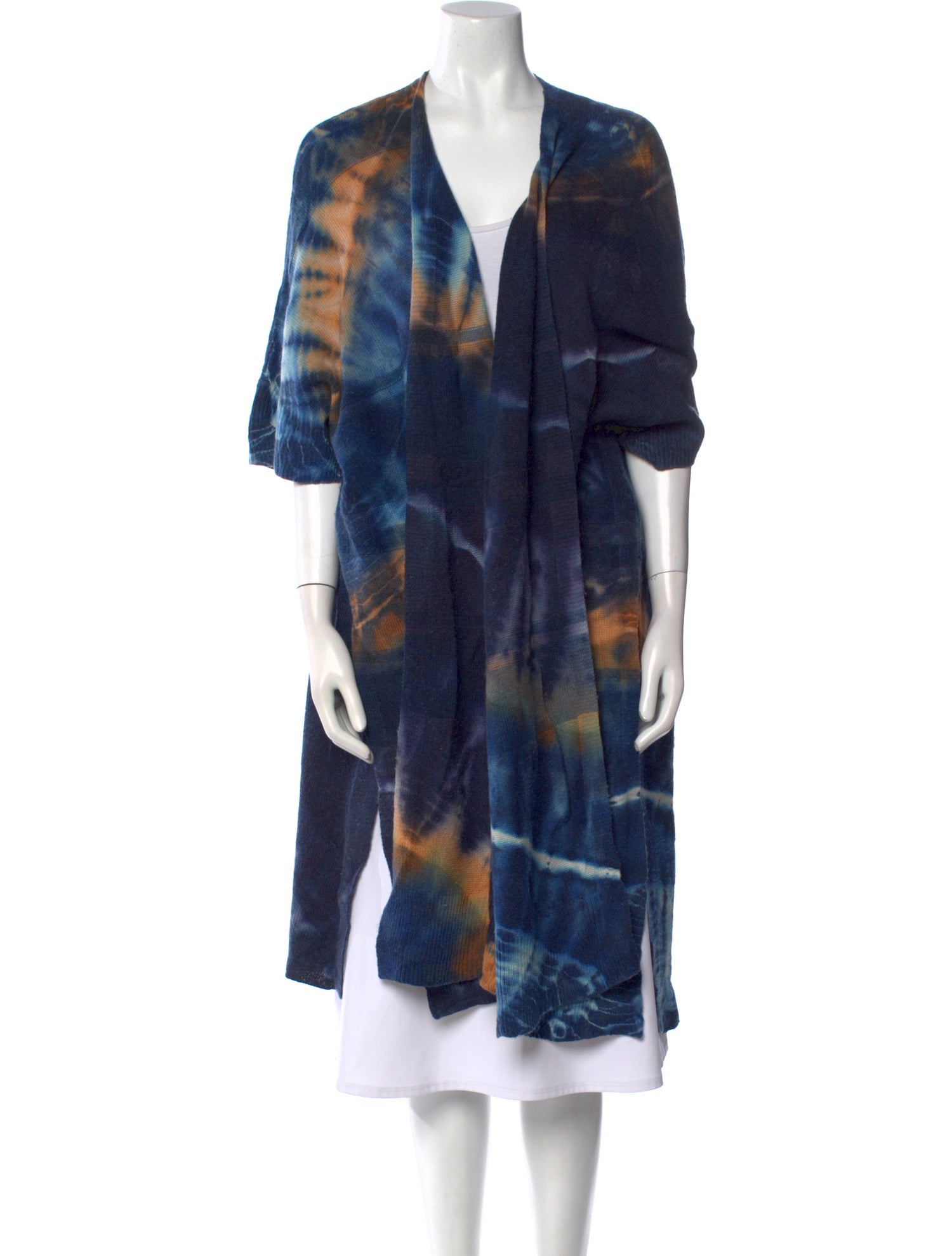 Raquel Allegra Merino Wool Tie-Dye Print Sweater