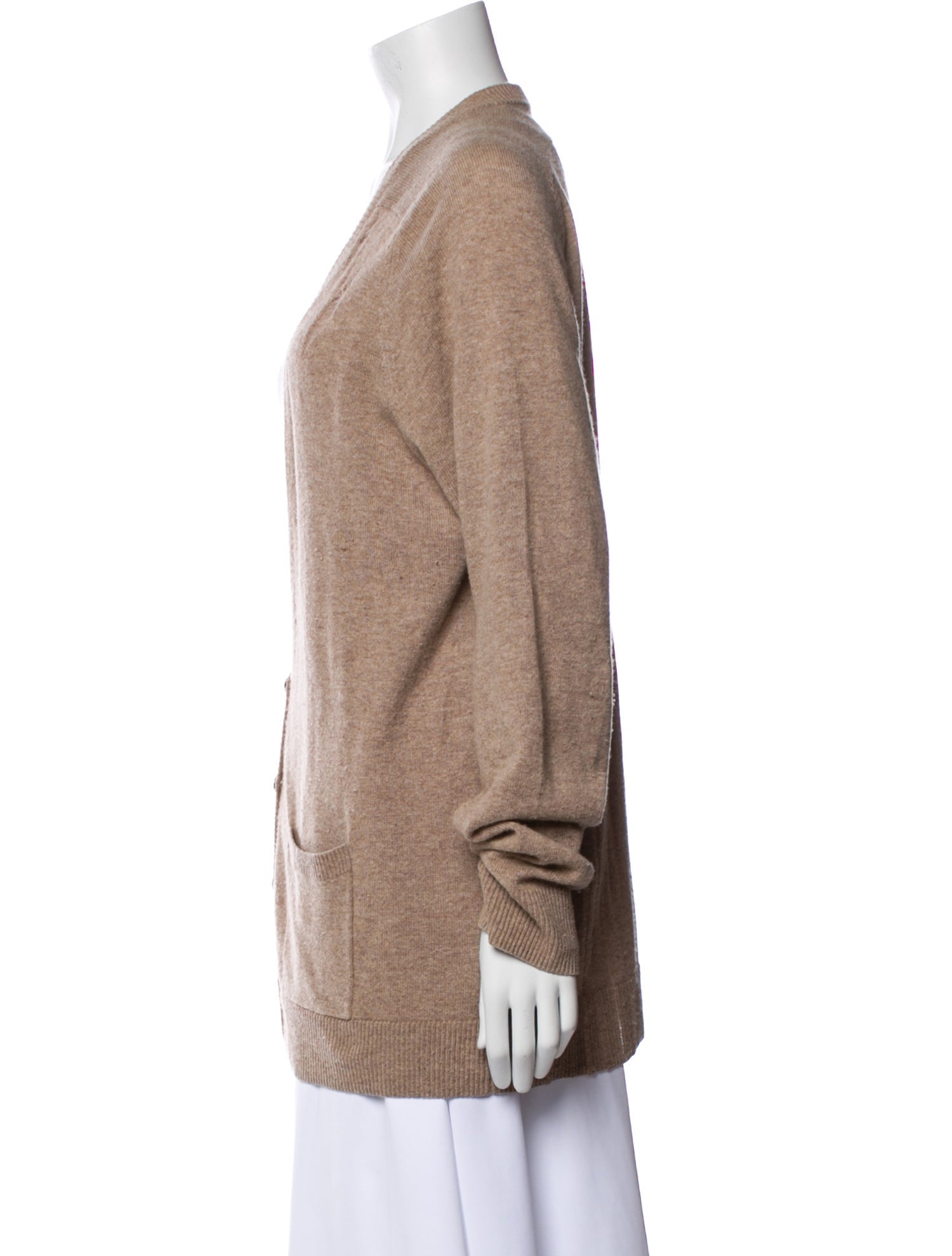 Raquel Allegra Merino Wool V-Neck Sweater