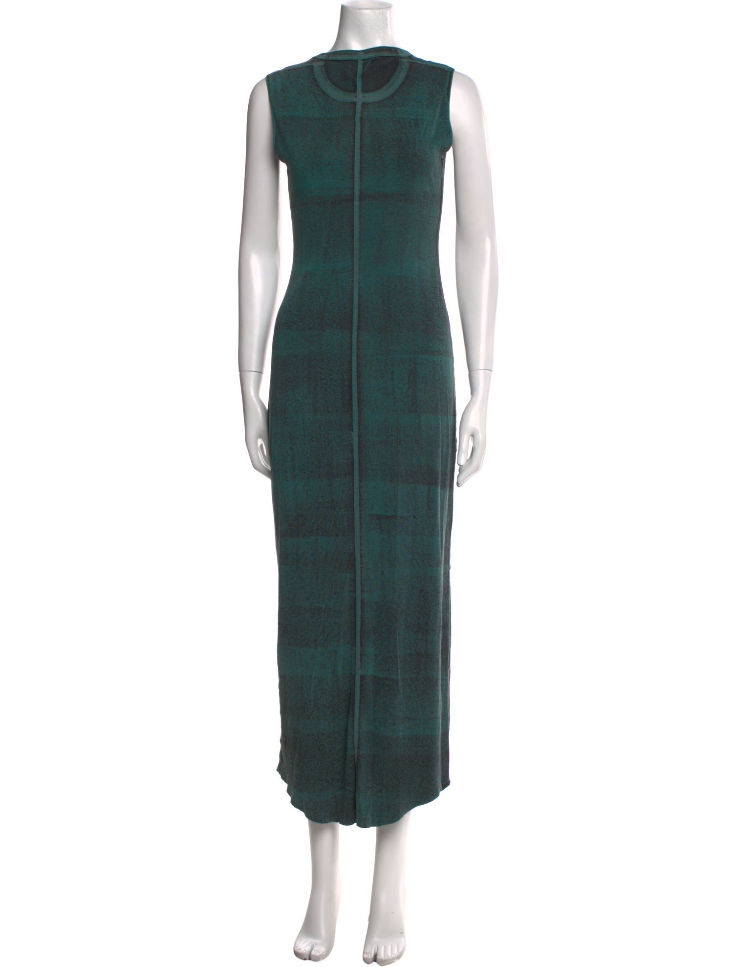 Raquel Allegra Crew Neck Long Dress