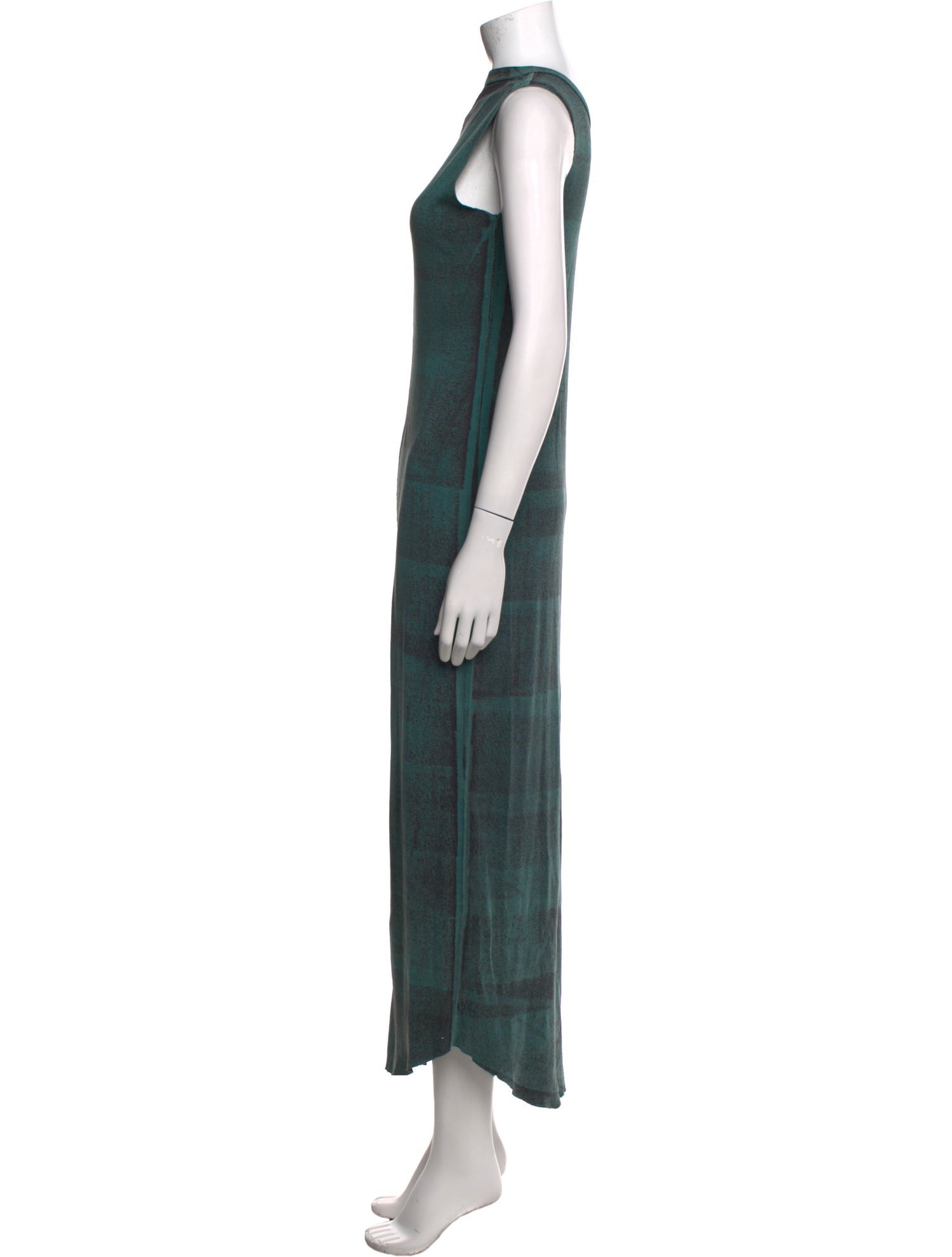 Raquel Allegra Crew Neck Long Dress