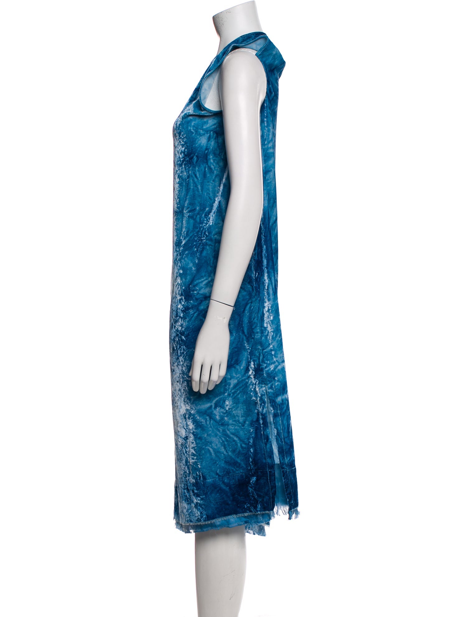 Raquel Allegra Silk Midi Length Dress