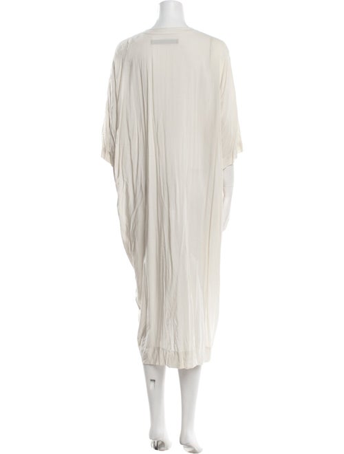 Raquel Allegra Tie Neck Midi Length Dress