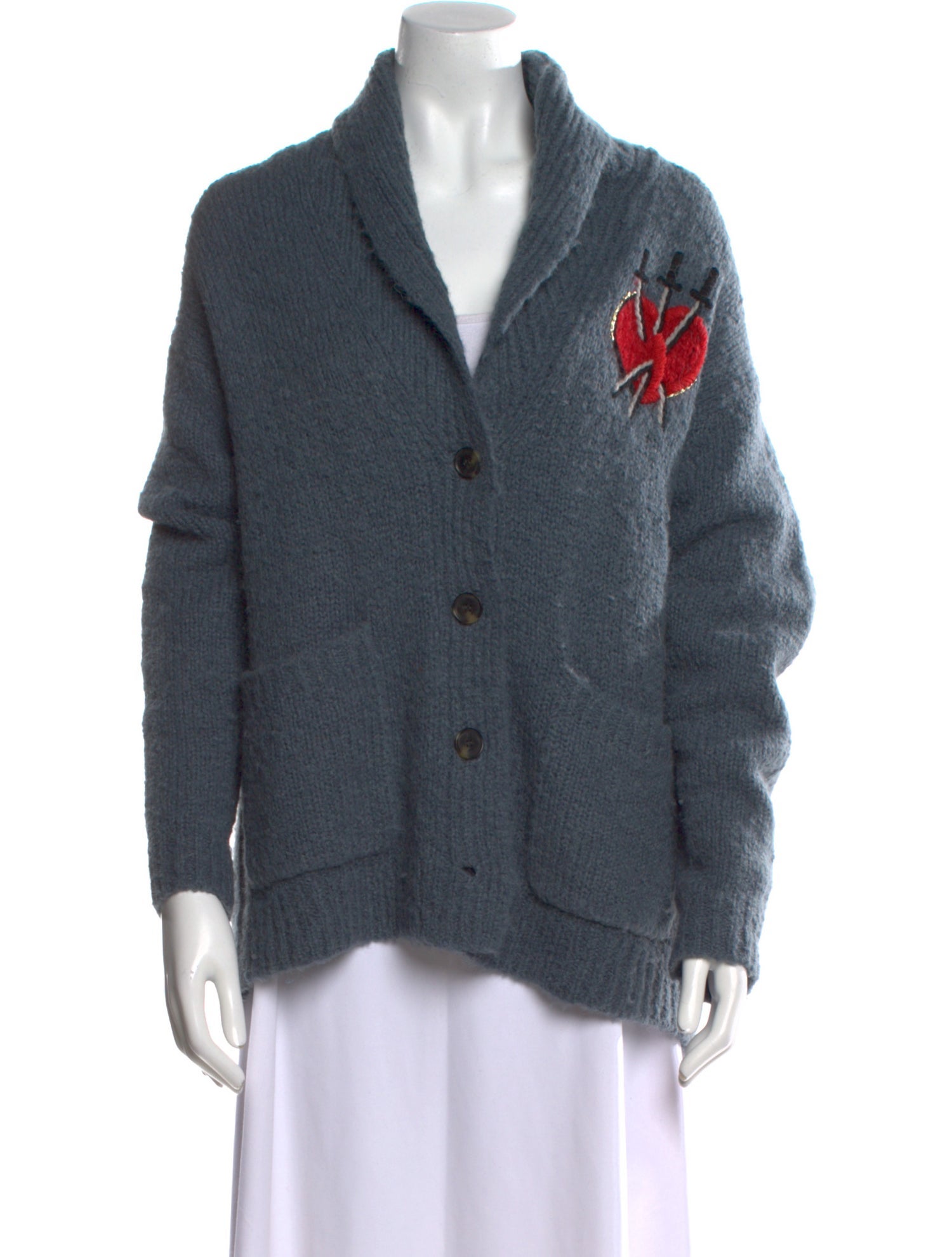 Raquel Allegra Wool Graphic Print Sweater