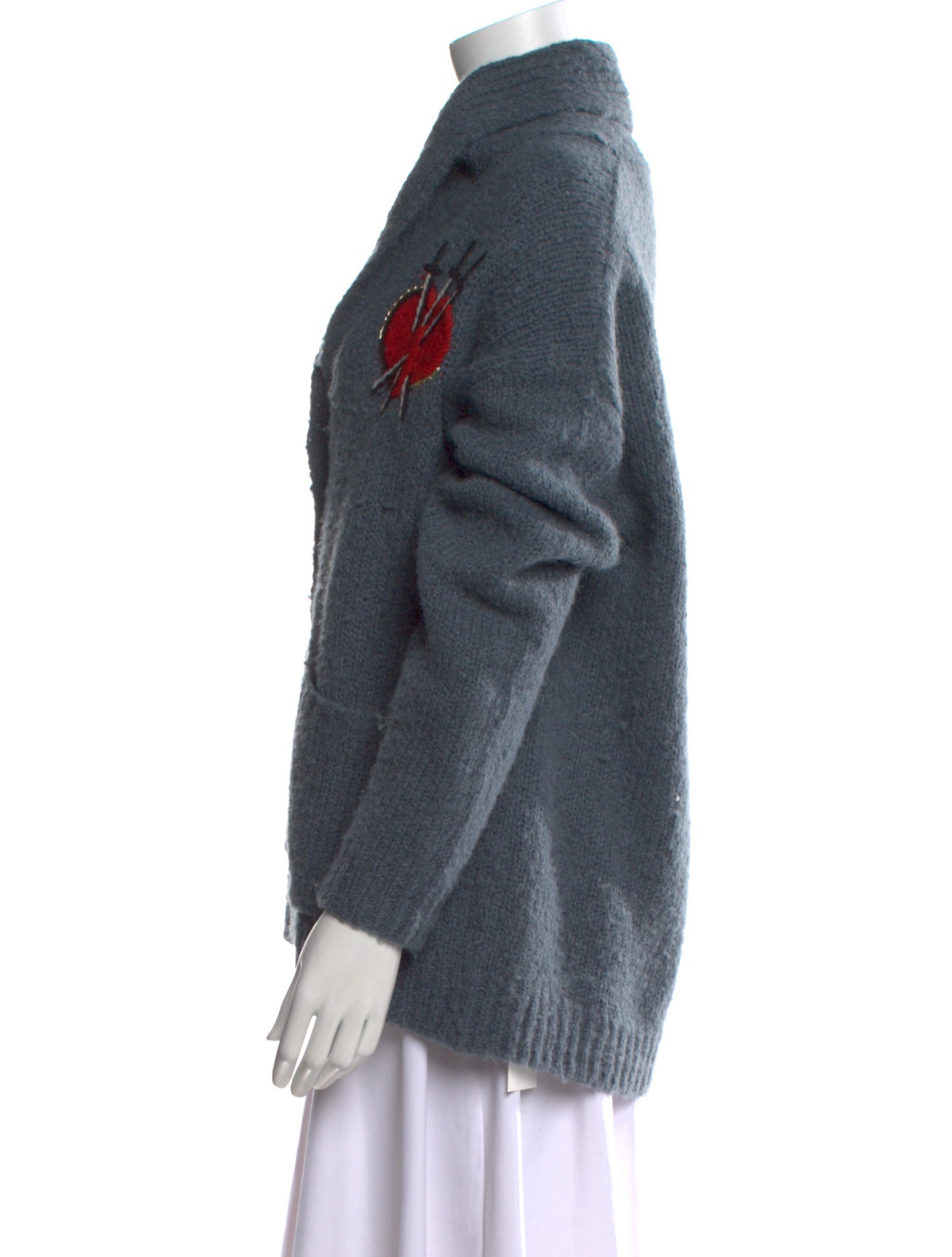 Raquel Allegra Wool Graphic Print Sweater