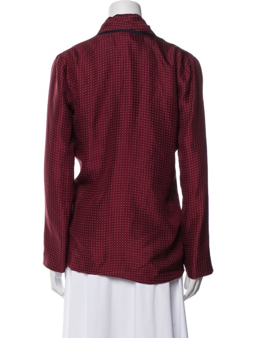 Raquel Allegra Polka Dot Print Blazer