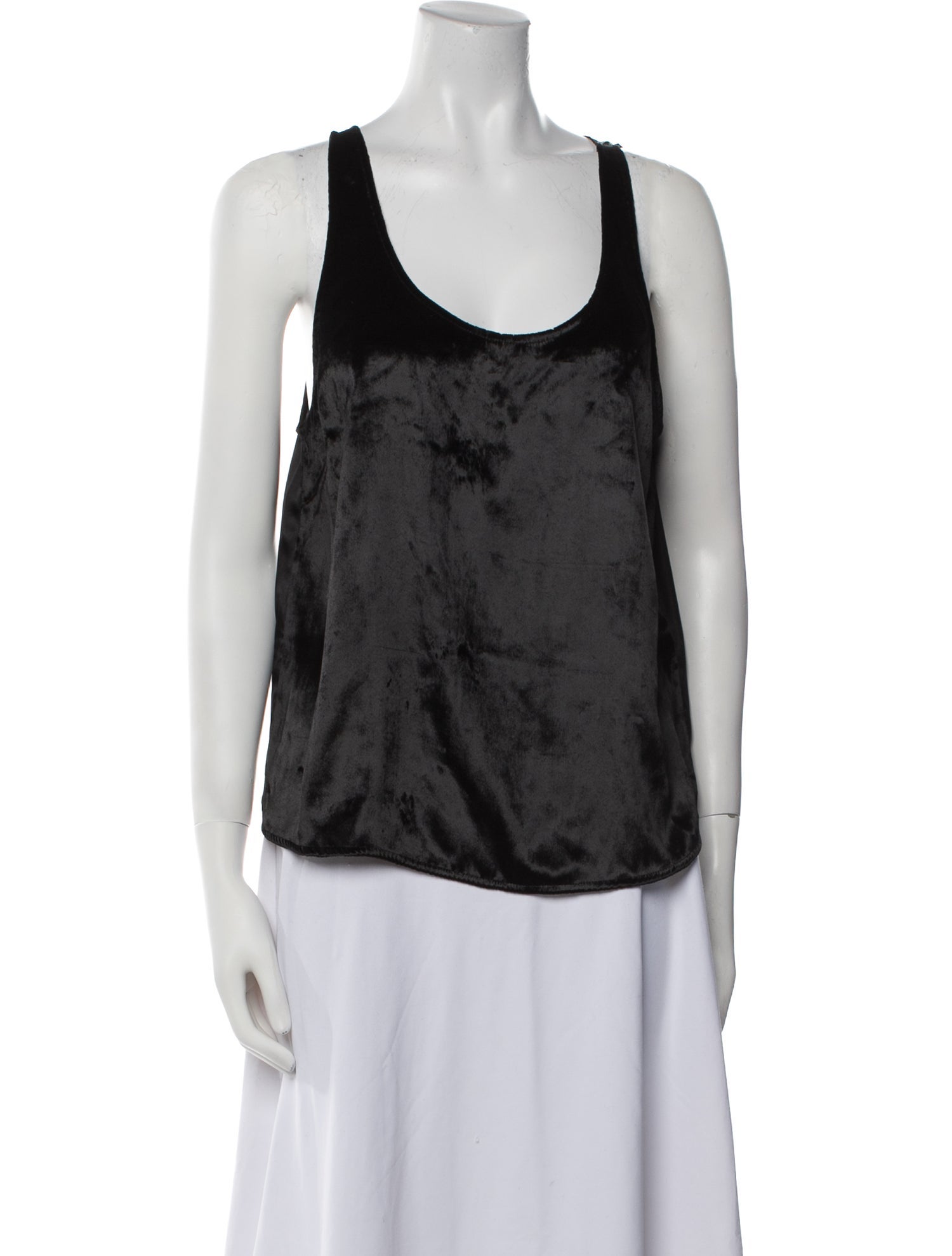 Raquel Allegra Scoop Neck Sleeveless Top