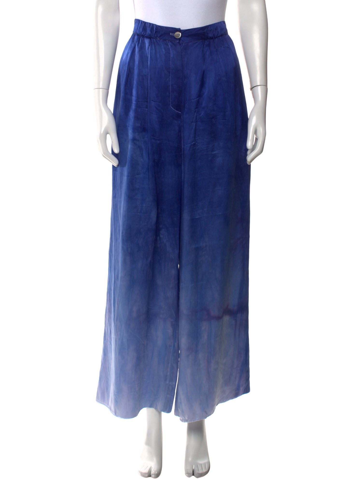 Raquel Allegra Silk Wide Leg Pants