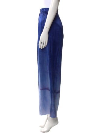 Raquel Allegra Silk Wide Leg Pants