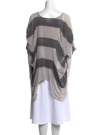 Raquel Allegra Striped Bateau Neckline Tunic