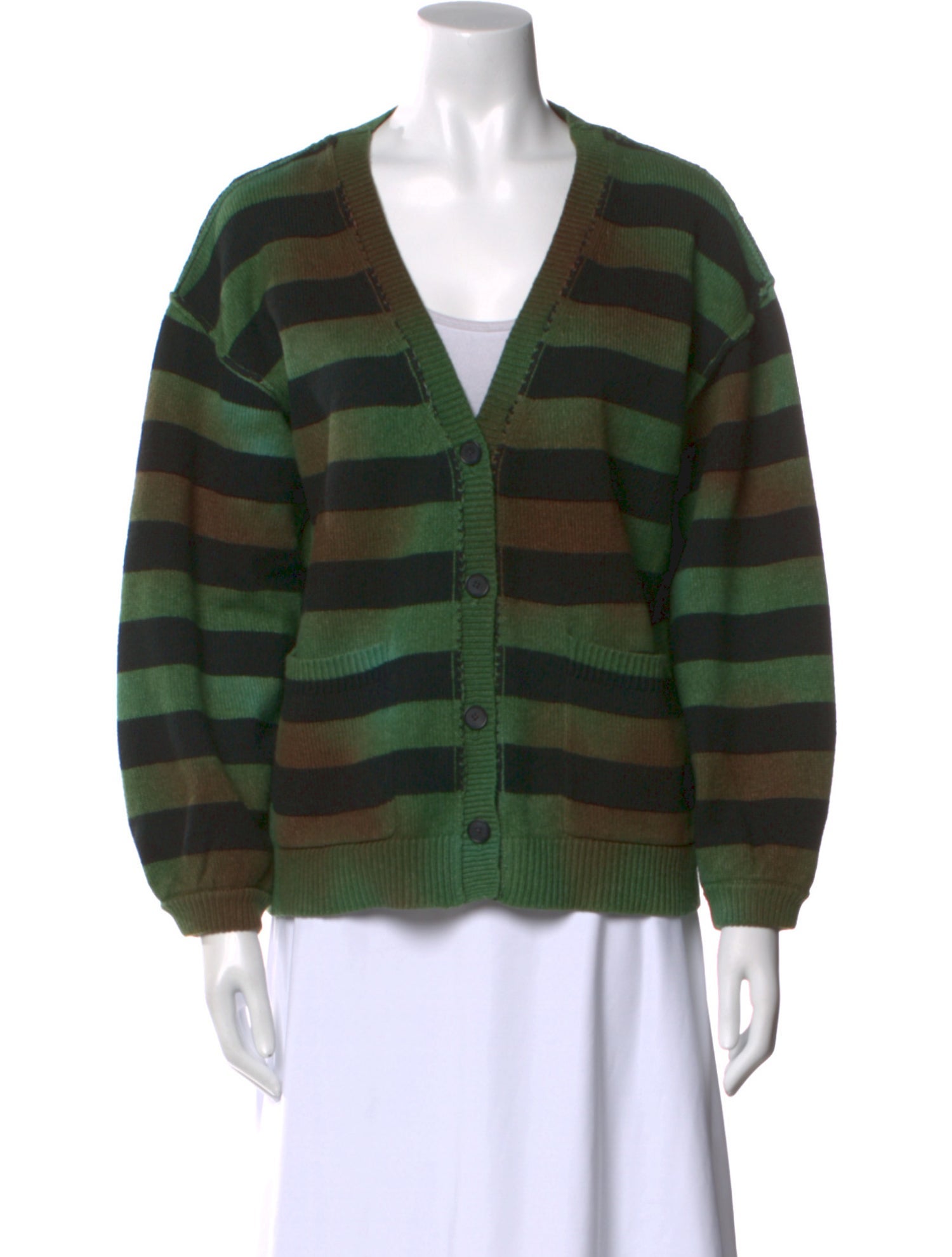Raquel Allegra Cashmere Striped Sweater