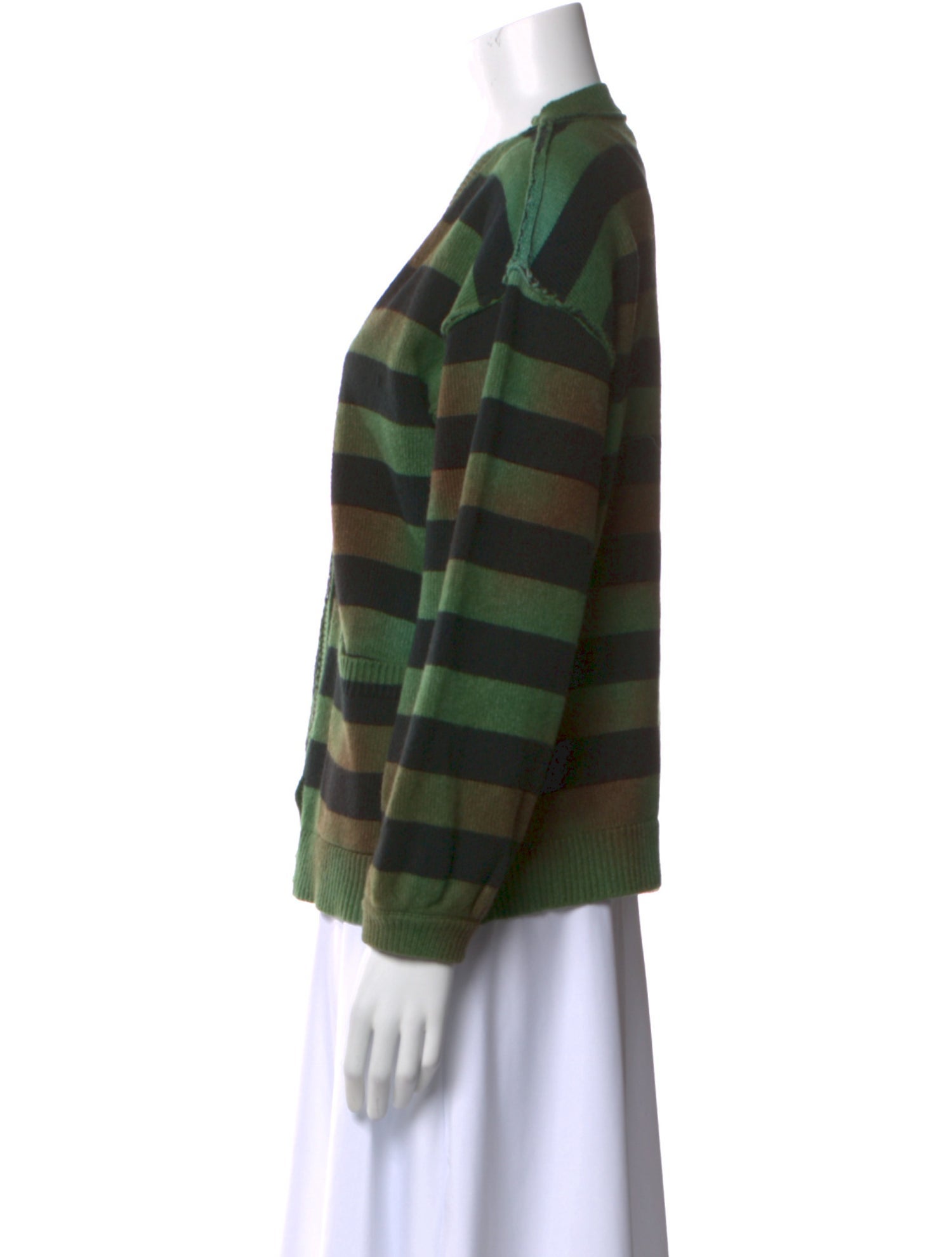 Raquel Allegra Cashmere Striped Sweater