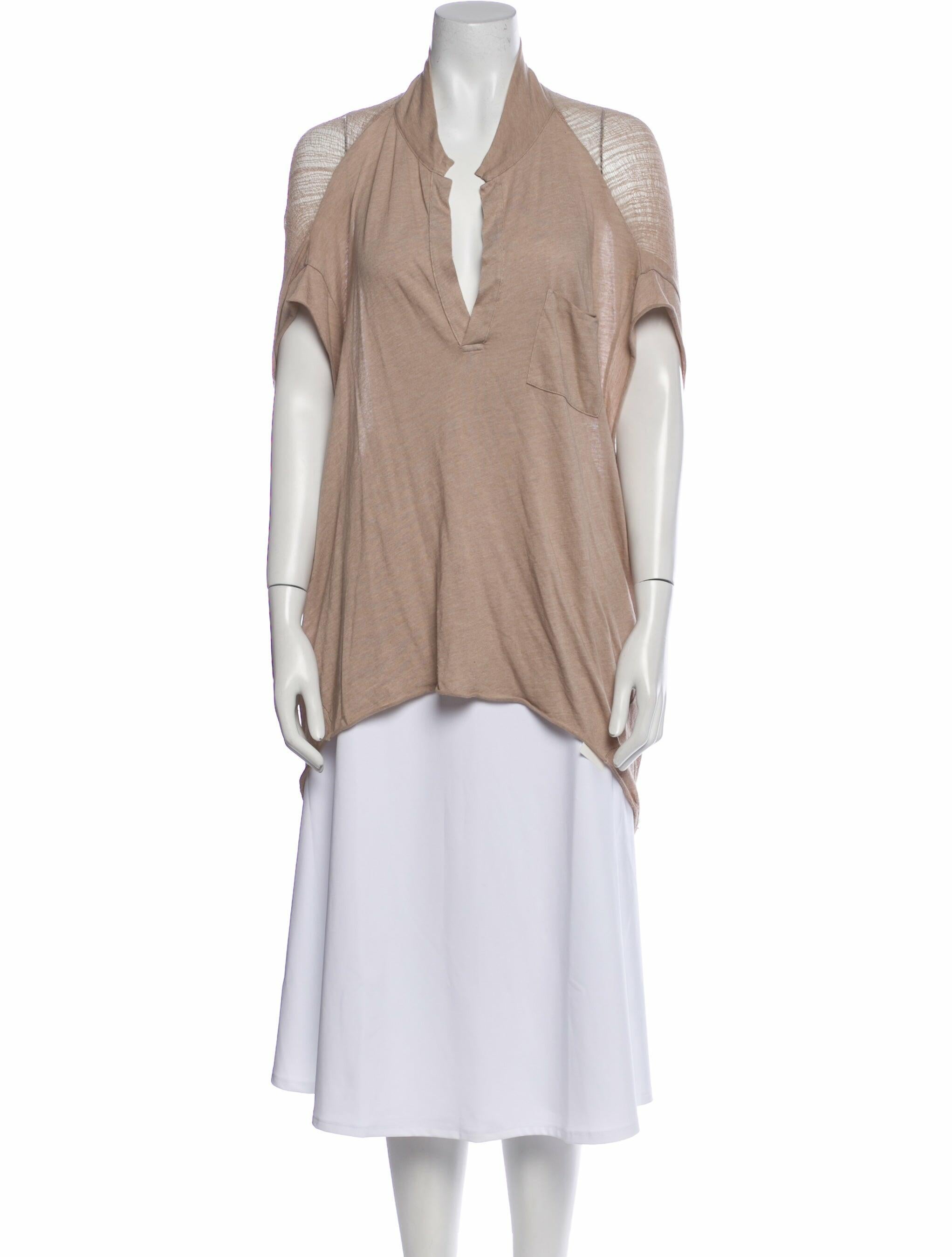 Raquel Allegra V-Neck Short Sleeve Tunic