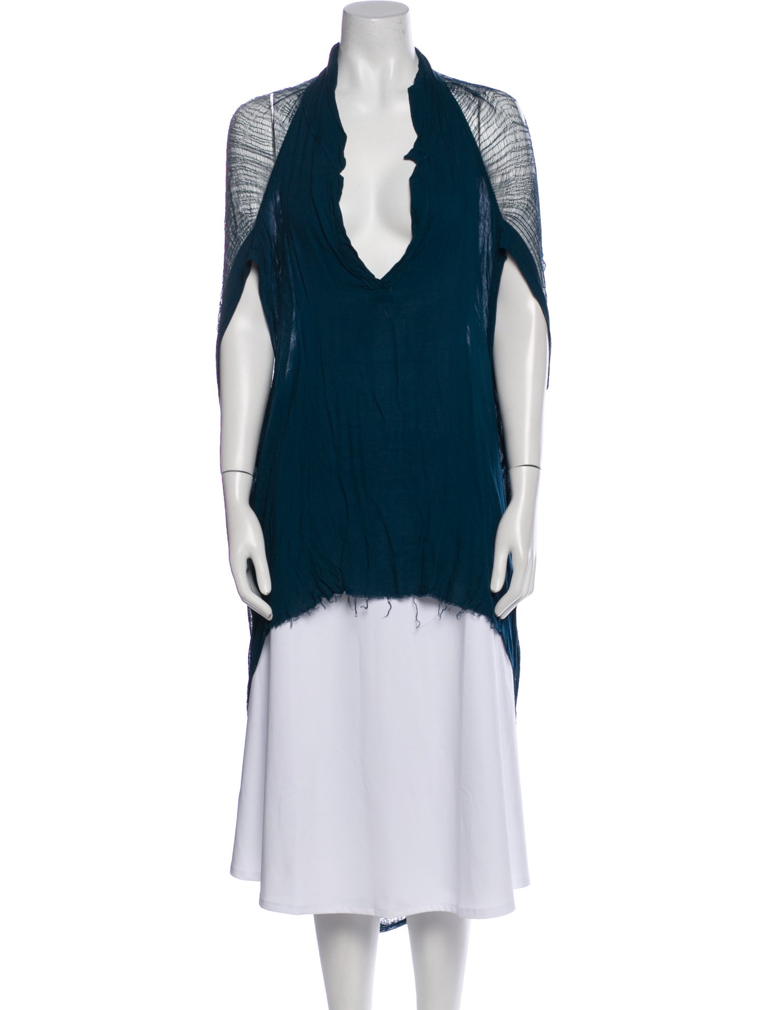 Raquel Allegra V-Neck Sleeveless Tunic