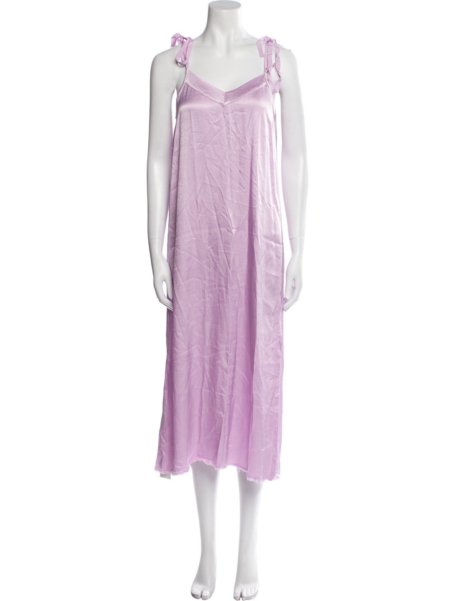 Raquel Allegra V-Neck Long Dress