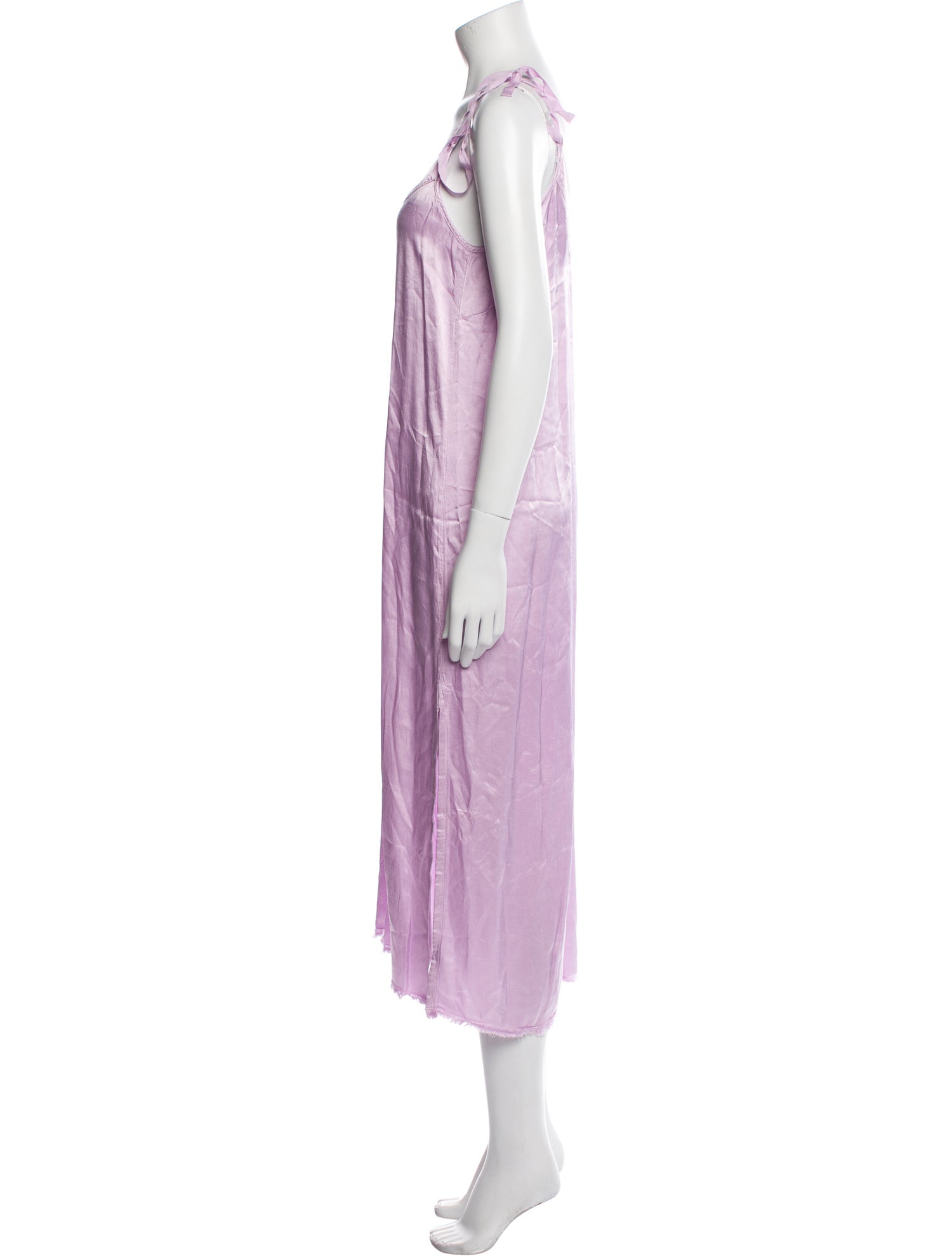Raquel Allegra V-Neck Long Dress