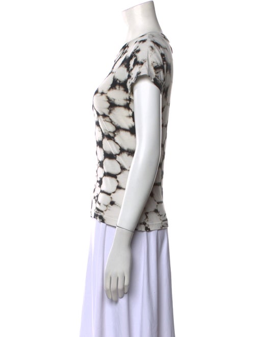 Raquel Allegra Printed Crew Neck Top