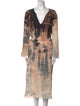 Raquel Allegra Silk Midi Length Dress