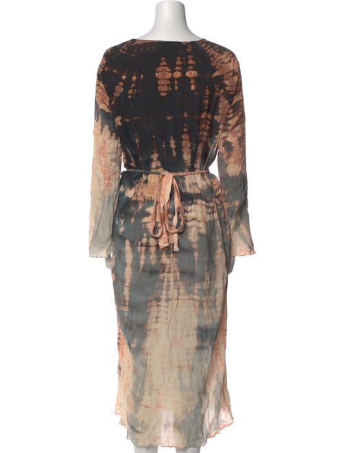 Raquel Allegra Silk Midi Length Dress