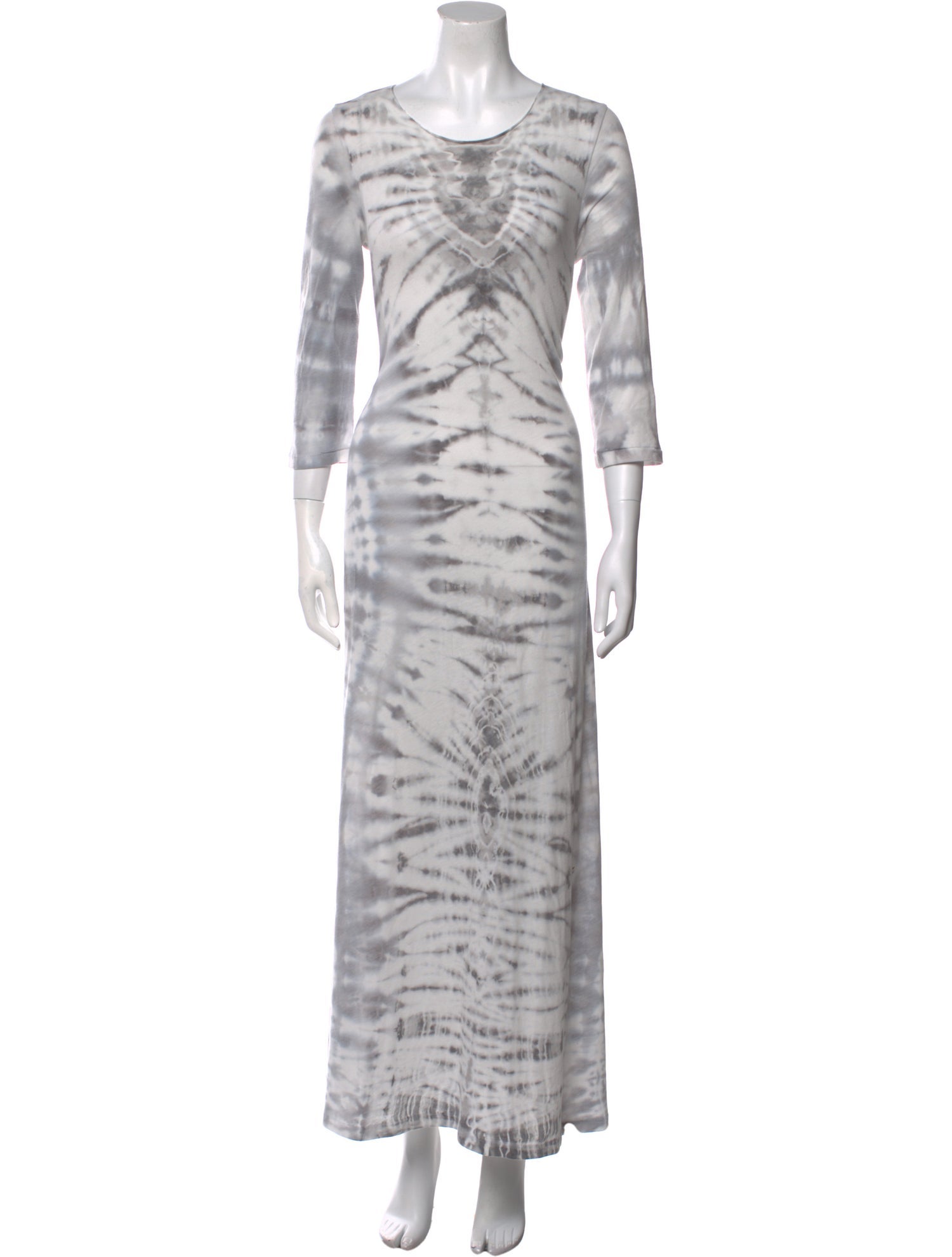 Raquel Allegra Tie-Dye Print Long Dress