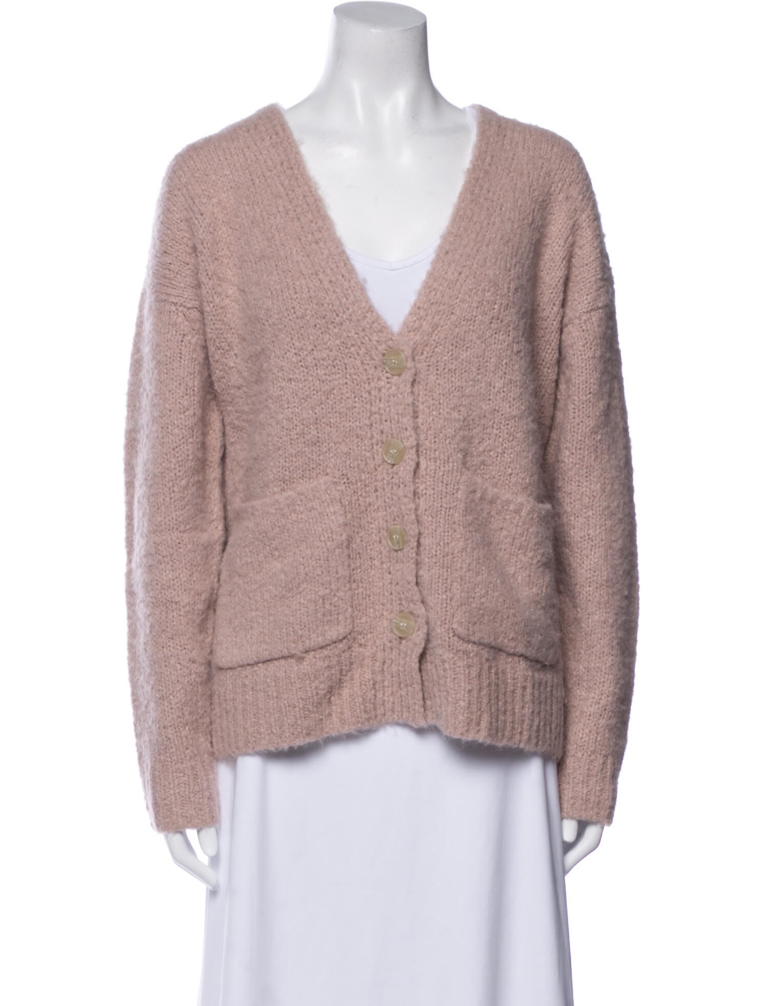 Raquel Allegra Alpaca V-Neck Sweater