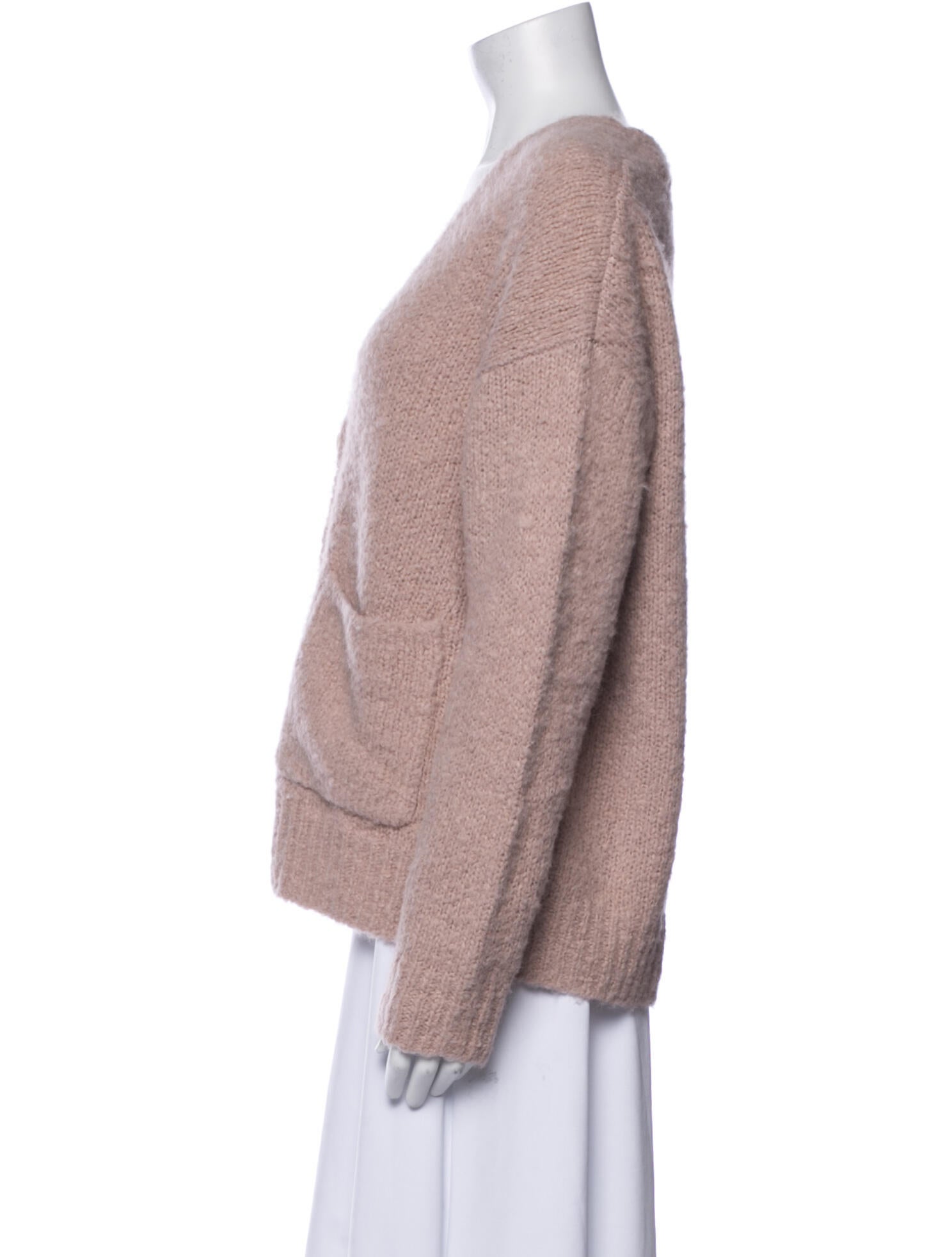 Raquel Allegra Alpaca V-Neck Sweater