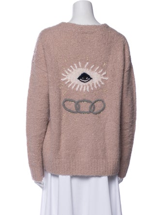 Raquel Allegra Alpaca V-Neck Sweater