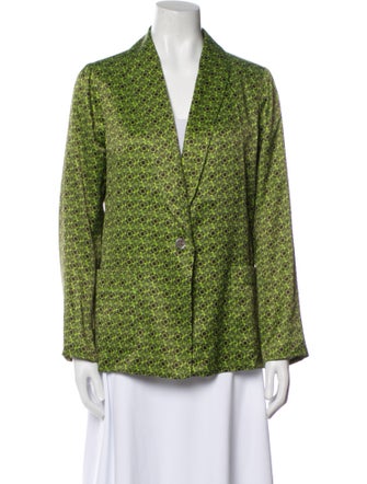 Raquel Allegra Printed Blazer
