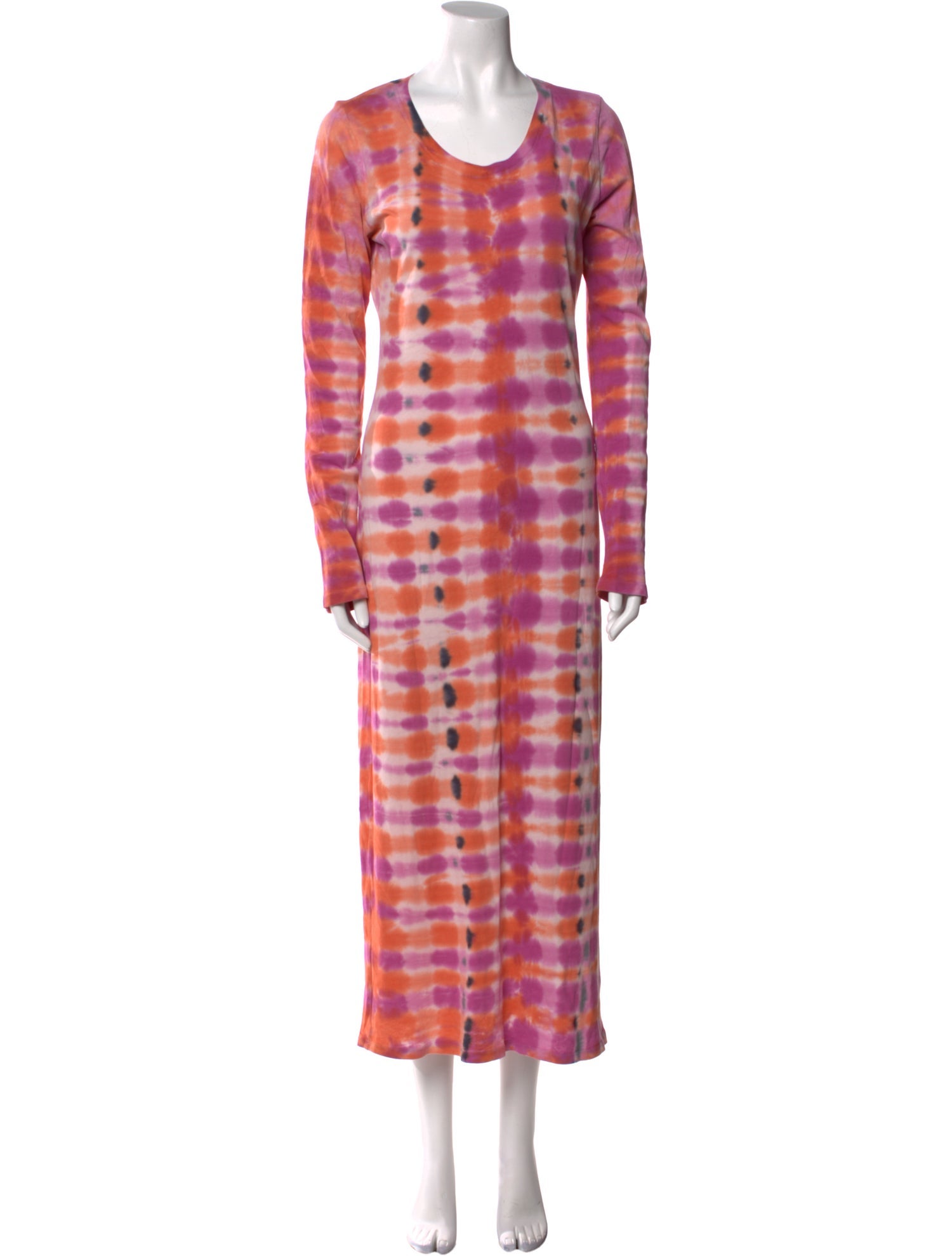 Raquel Allegra Tie-Dye Print Long Dress