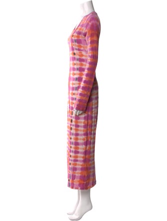 Raquel Allegra Tie-Dye Print Long Dress