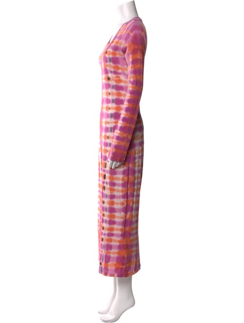 Raquel Allegra Tie-Dye Print Long Dress