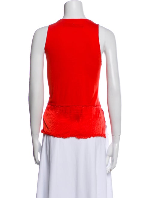 Raquel Allegra Scoop Neck Sleeveless Top