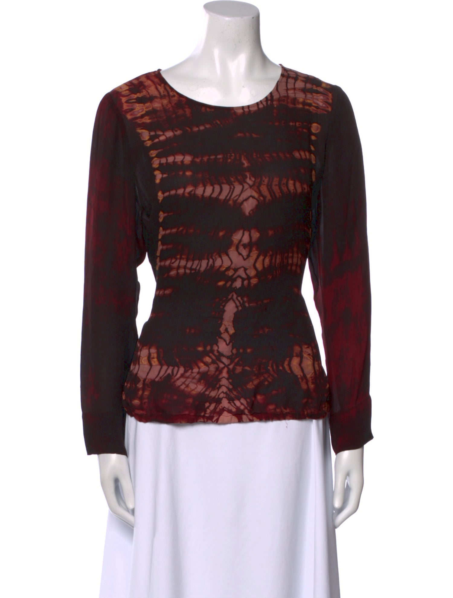 Raquel Allegra Silk Printed Top
