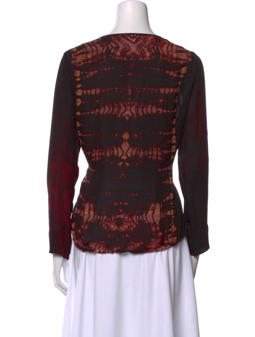 Raquel Allegra Silk Printed Top