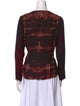 Raquel Allegra Silk Printed Top