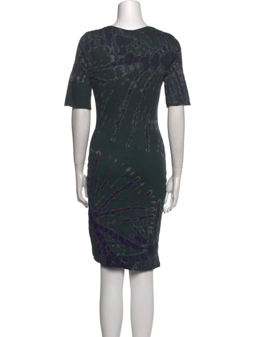 Raquel Allegra Printed Knee-Length Dress