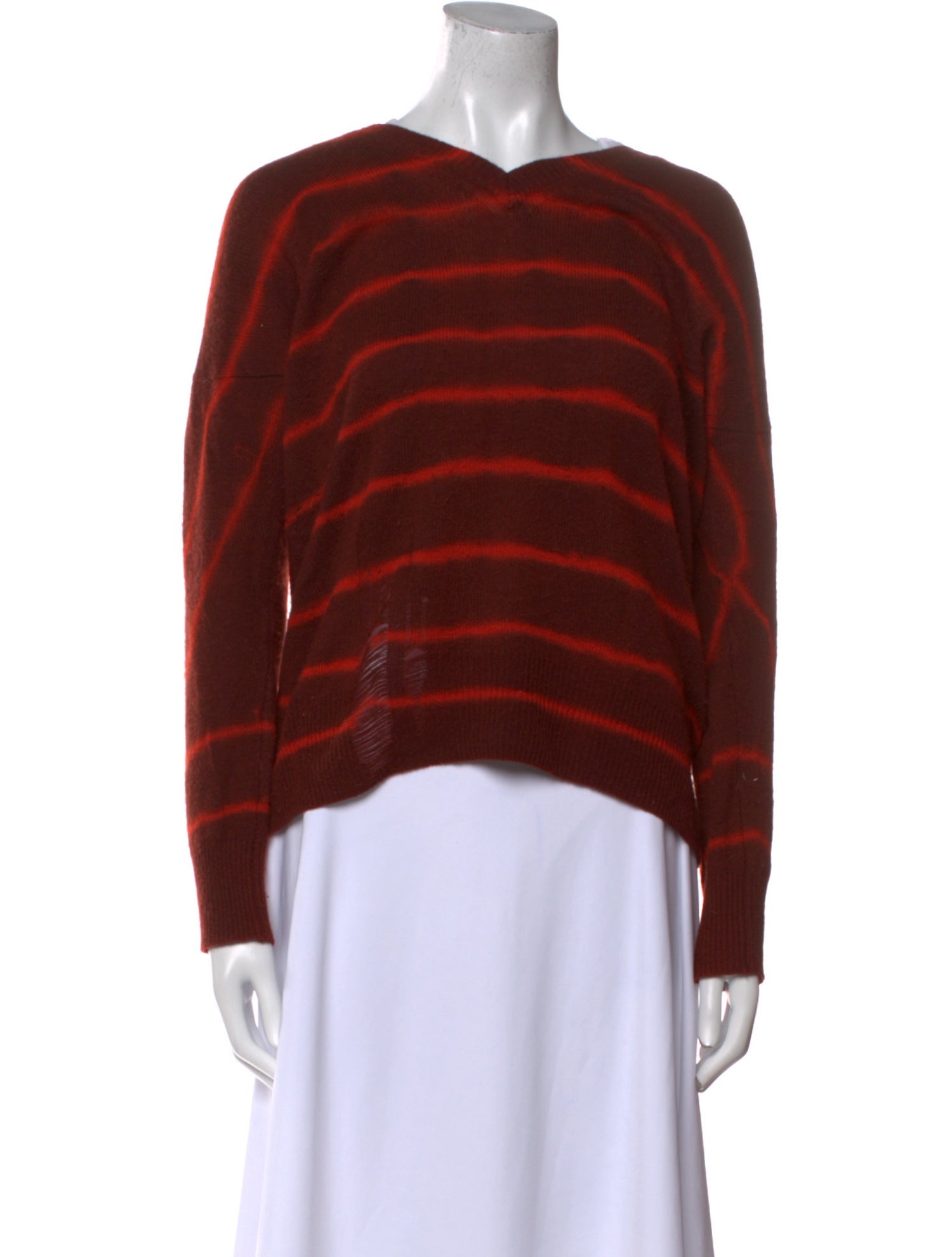 Raquel Allegra Merino Wool Striped Sweater