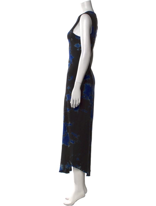 Raquel Allegra Printed Long Dress
