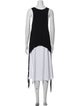 Raquel Allegra Scoop Neck Sleeveless Crop Top