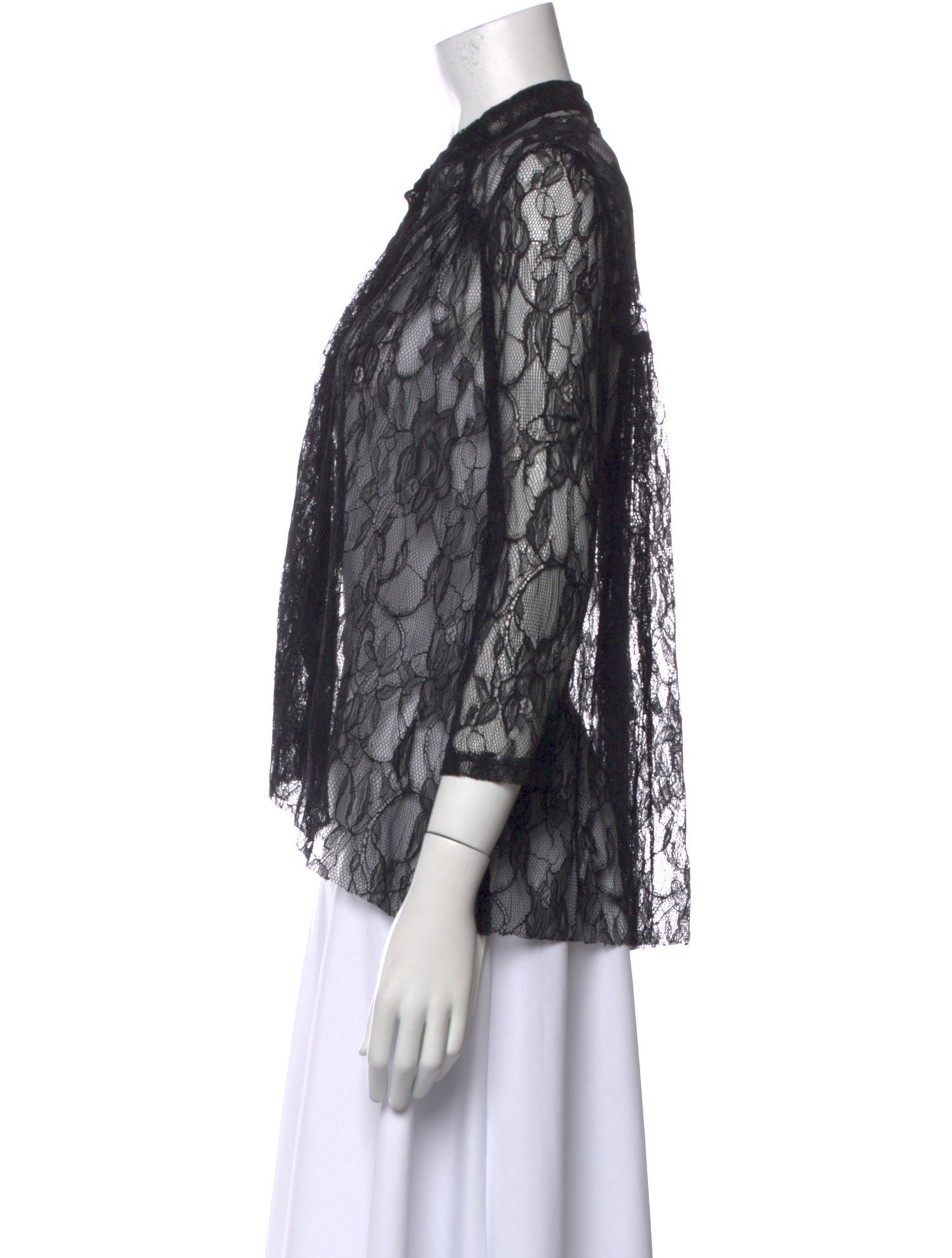 Raquel Allegra Lace Lace Pattern Blouse