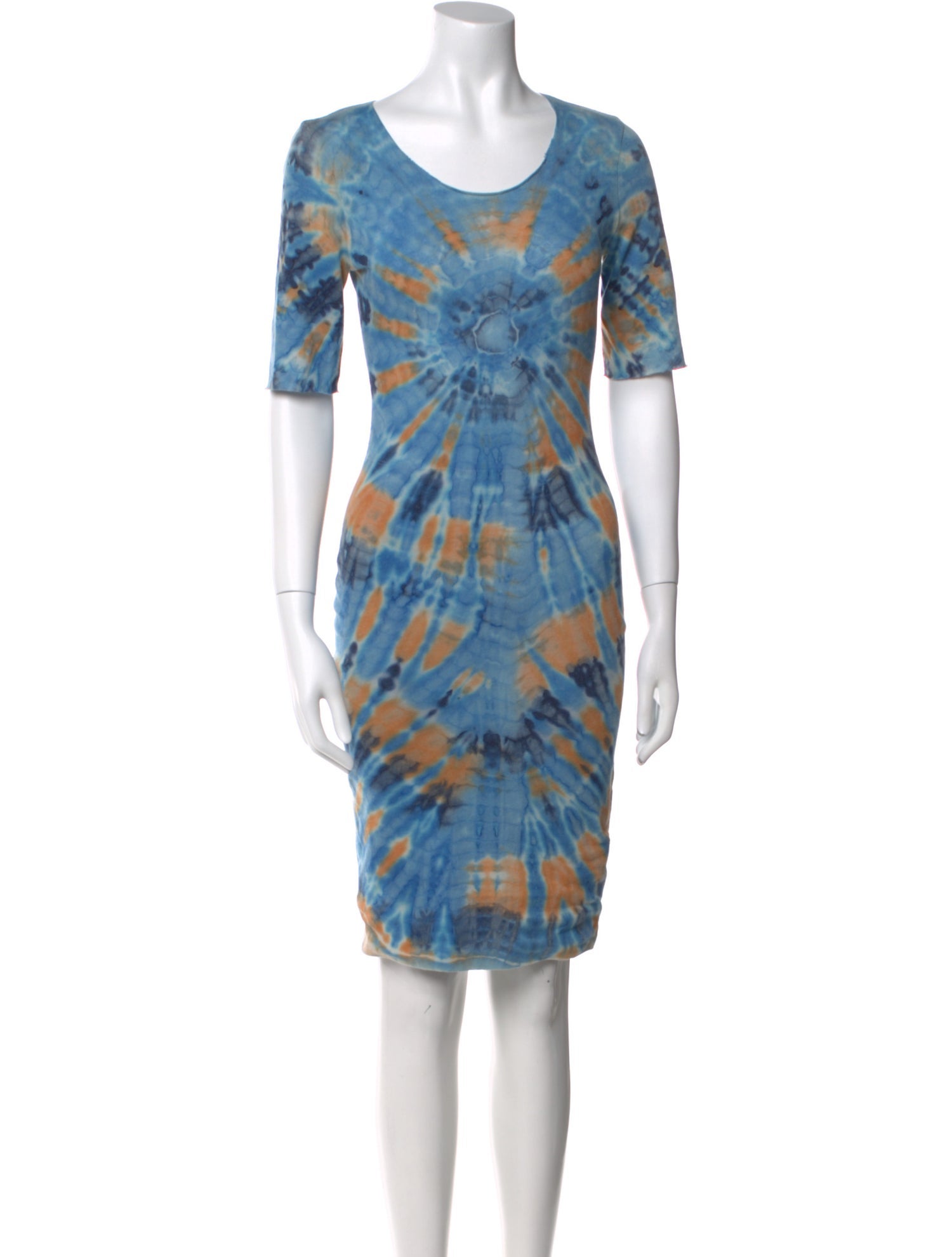 Raquel Allegra Tie-Dye Print Mini Dress