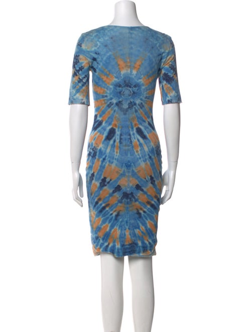 Raquel Allegra Tie-Dye Print Mini Dress