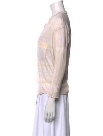 Raquel Allegra V-Neck Three-Quarter Sleeve Tunic