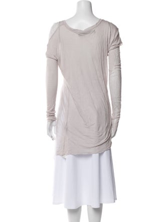 Raquel Allegra Scoop Neck Long Sleeve Tunic